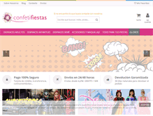 Tablet Screenshot of confetifiestas.com
